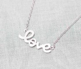Love necklace in silver