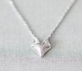 FOX face necklace in silver