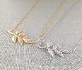 Leaves Necklace(choose one color)