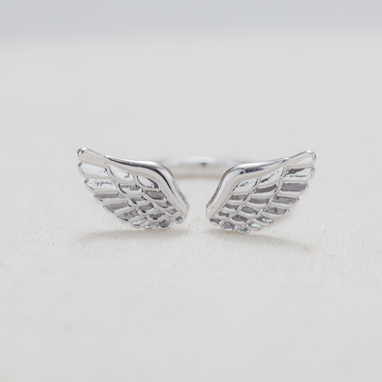 Angel Wings Ring In Silver on Luulla